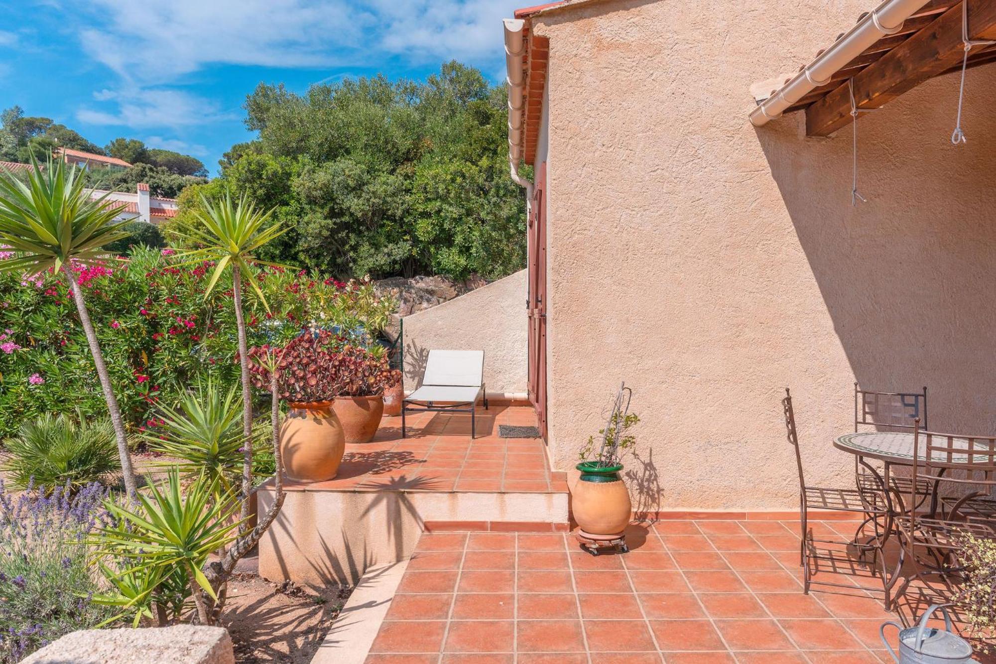 Villa vue mer presqu’île de giens Hyères Extérieur photo